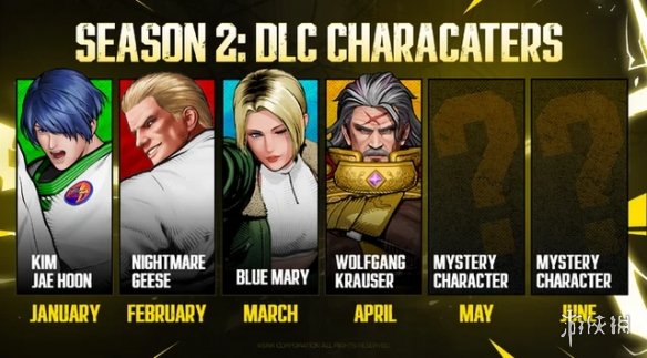 六人连发!《饿狼传说》第二季角色路线图正式公布!(图1) 游侠网1