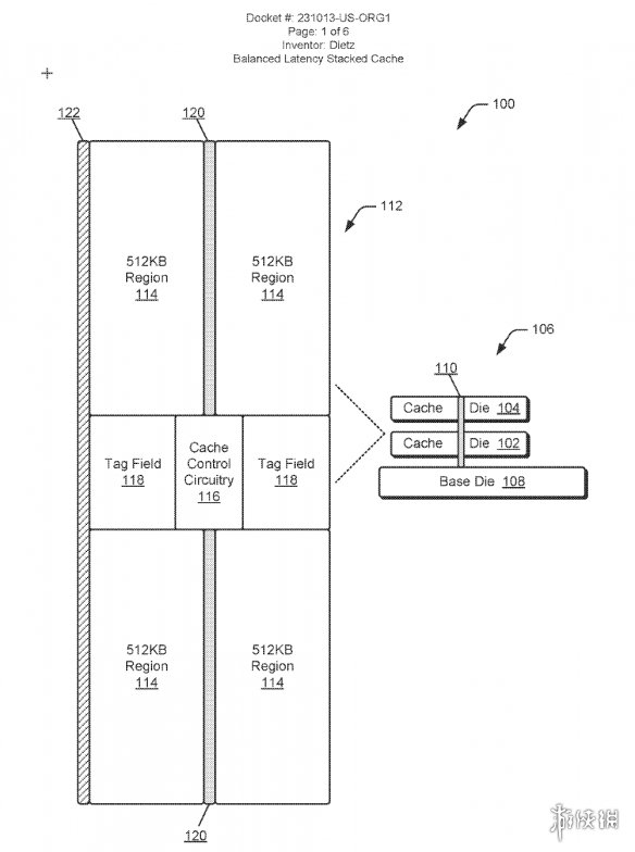 AMD新专利拟将3D堆叠引入L2缓存 追求极致的低延迟(图3) 游侠网3